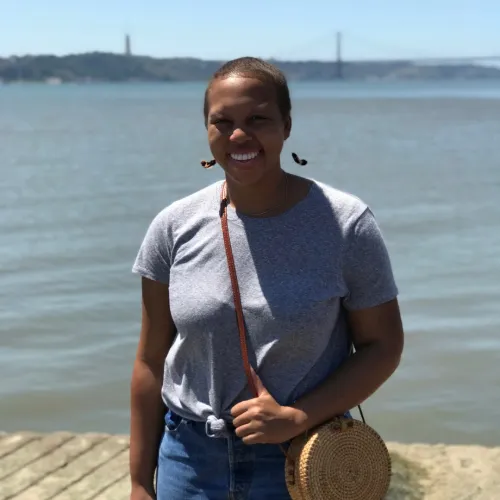 Asia Hayes on her trip in Lisbon